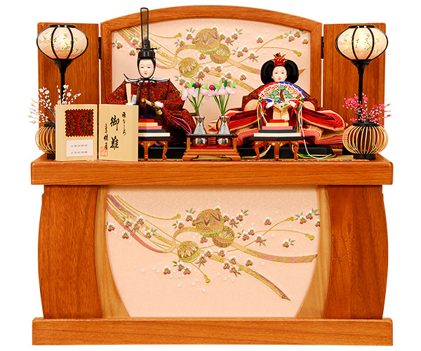 K-314 収納飾り　雛人形　京都西陣帯
