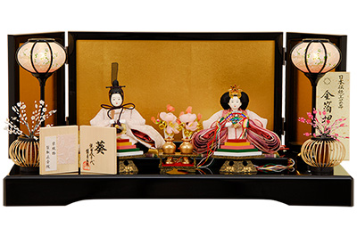 K-500 平飾り 雛人形　【柴田家千代】