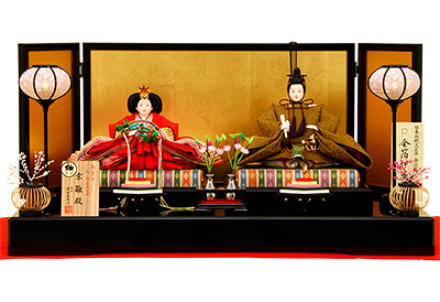 京雛 115　着尺麹塵染め