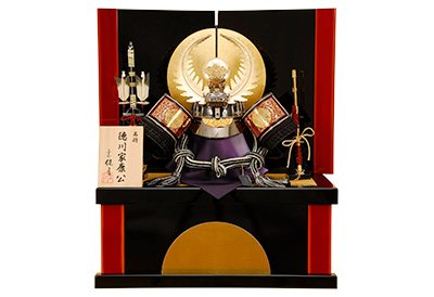 五月人形 K-11　徳川家康 着用兜 収納飾り