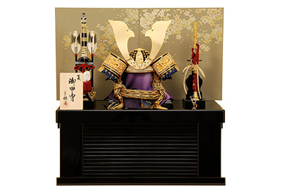 五月人形 K-27　大鍬兜 兜収納飾り