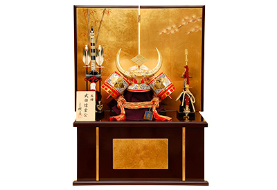 五月人形 K-29　武田信玄　兜収納飾り