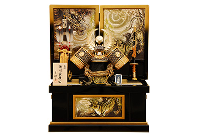 五月人形 K-43　徳川家康　兜収納飾り