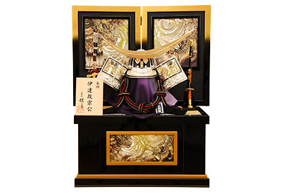 五月人形 K-7 伊達政宗 着用兜 収納飾り