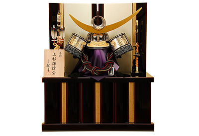 五月人形 K-8 上杉謙信　23号　着用兜 収納飾り