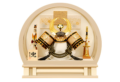 五月人形 K-147　徳川家康　兜ケース飾り